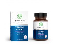 Green idea VITAMÍNY D3 a K2 - tobolky