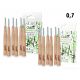 SADA 1+1 | GoEco® BAMBOO | Mezizubní kartáčky 0,7 mm | 12 ks | Z bambusu | Ekologická ústní hygiena