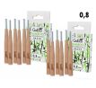 SADA 1+1 | GoEco® BAMBOO | Mezizubní kartáčky 0,8 mm | 12 ks | Z bambusu | Ekologická ústní hygiena
