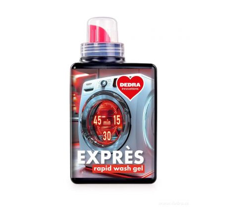 EXPRÈS | gel na praní na expresní programy | svěžest, rychlost & péče | 15 praní