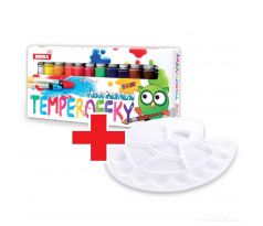 Sada 1+1 ZDARMA: TEMPEROFFKY + XL paleta na malování