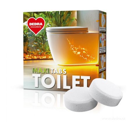 MAXI TABS TOILET | EKO samočisticí tablety do WC, odtoku & odpadu | 2 ks