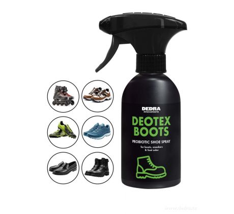 Probiotický sprej na obuv proti zápachu | DEOTEX BOOTS | neutralizuje pachy, chrání & osvěžuje | 250 ml