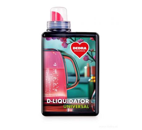 D-LIQUIDATOR universal | Odstraňovač vodního kamene do spotřebičů | ECO koncentrát | 500 ml