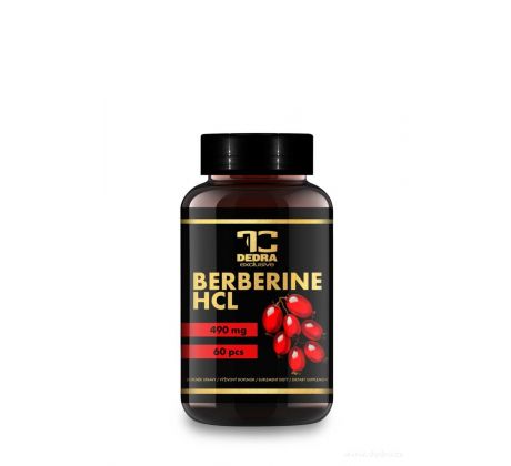 BERBERINE SUPREME 490 mg | 97 % HCl | podpora hubnutí, metabolismu, trávení a kardiovaskulárního systému | 60 kapslí