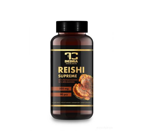 REISHI SUPREME 505 mg | 50 % polysacharidů a 20 % beta-glukanů | imunita, vitalita a oběhový systém | 90 kapslí