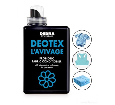 Probiotický kondicionér na prádlo proti zápachu | DEOTEX® L’AVIVAGE | jemná vůně & hebkost | 1000 ml