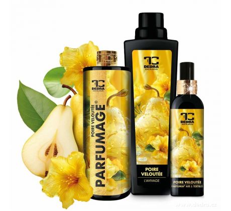 SADA 2+1 | SAMETOVÁ HRUŠKA |  Aviváž + osvěžovač vzduchu + parfém na praní