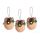 XL PŘÍRODNÍ KOULE S JUTOVOU MAŠLÍ | sada vánočních ozdob s přízdobou | 3 ks × 8 cm