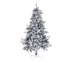 ZASNĚŽENÝ SMRK MAJESTIC | 210 cm umělý vánoční stromek se stojanem | 3D větve & zimní elegance