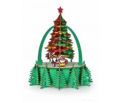 VÁNOČNÍ STROMEK | skládací dřevěná stavebnice | 29 cm