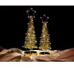 HVĚZDNÝ ZÁZRAK | zlatý drátkový svítící LED stromek | 36 cm