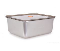 GOURMET | nerezová hermetická dóza na potraviny se silikonovým těsněním | 2,9 L