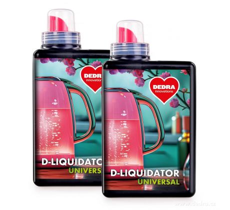 2× D-LIQUIDATOR | Odstraňovač vodního kamene do spotřebičů | ECO koncentrát | 2 × 500 ml