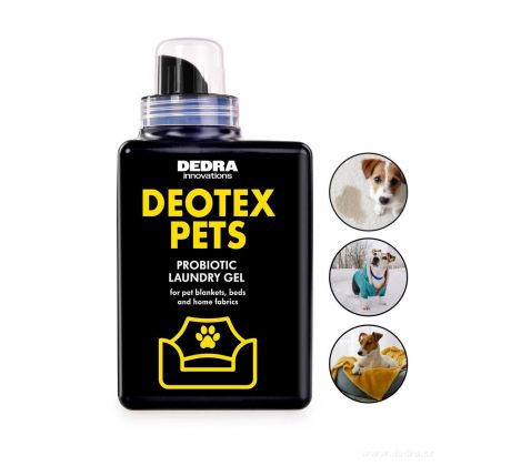 Probiotický prací gel na pelíšky, deky & oblečky pro mazlíčky | DEOTEX® PETS WASH | účinně pere & neutralizuje pachy | 15 praní