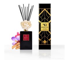 RED VELVET | XL difuzér s FLOW květinou & tyčinkami | PARFUMIA® | 500 ml