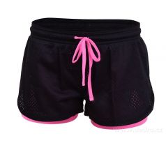 DÁMSKÉ KRAŤASY, černo růžové