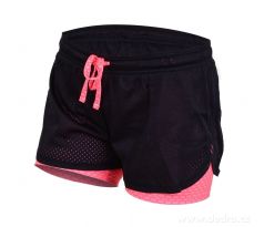 DÁMSKÉ KRAŤASY, černo lososové