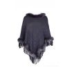 EVELIN dámské pončo, šedé