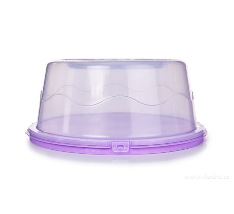 34 cm  XL VODNESDORT, na vysoké dorty a bábovky, fialový