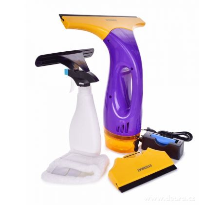 2v1 čistič oken dobíjecí + 2 odsávací stěrky ZDARMA, VACDOM WINDOW