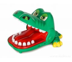 KROKODÝLÍ ZUBAŘ zábavná elektronická a zvuková hra, zábavná elektronická hra