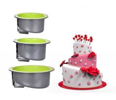 3 ks silnostěnné kulaté šikmé formy na korpusy, CRAZY DORT BIOPAN