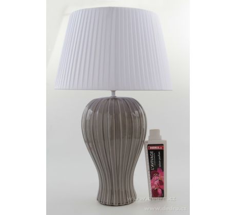BELL XXL stolní lampa, šedá - výška 62 cm