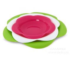 zelená/bílá/růžová