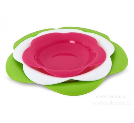 zelená/bílá/růžová