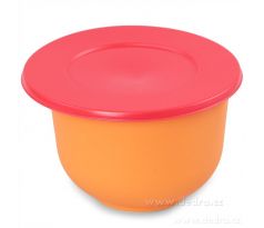 Kynoucí mísa na kvásek a rozkvas s víkem, 1500 ml oranžová