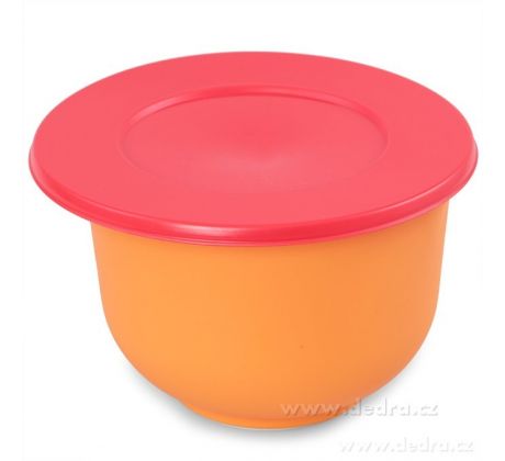 Kynoucí mísa na kvásek a rozkvas s víkem, 1500 ml oranžová