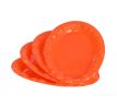 4 ks oválný TALÍŘ, z odolného plastu