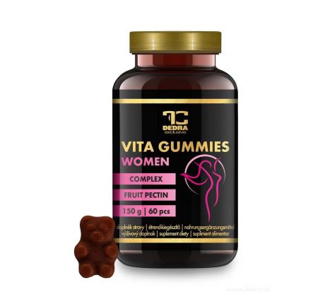 VITA GUMMIES WOMAN | Multivitaminoví želé medvídci pro ženy | s tropickou příchutí | 60 ks