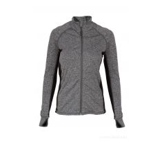 šedá melange + černá