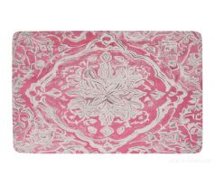 SPA | ULTRASAVÁ křemelinová předložka | rychleschnoucí & protiskluzová | 80 × 50 cm | pink ornament