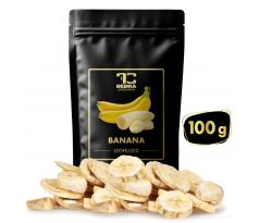 KŘUPAVÉ BANÁNY | lyofilizované plátky, ovoce sušené mrazem | 100 g