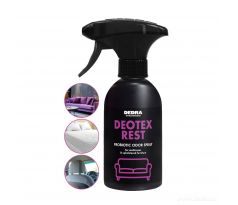Neutralizátor pachů s probiotiky na matrace, čalounění, sedačky i interiéry vozů | DEOTEX® REST SPRAY | 250 ml