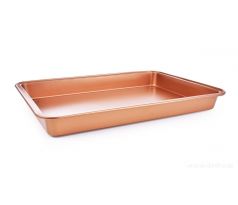 BIOPAN | Hluboký plech s nepřilnavým povrchem | objem 3900 ml | 42 cm