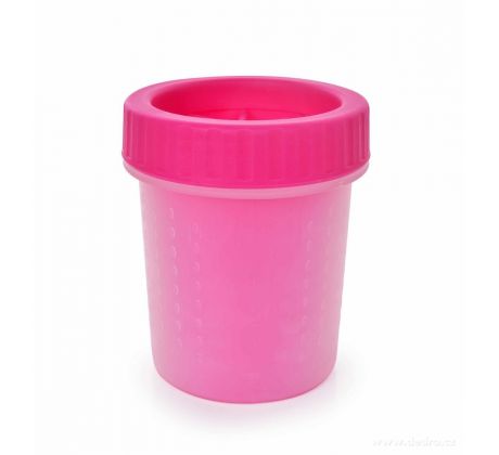 na čištění tlapek mazlíčků, růžová