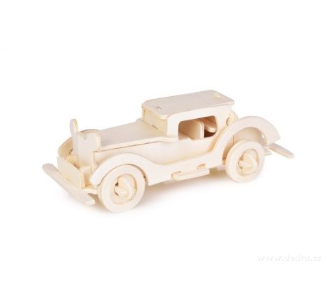 18 cm 3D skládací dřevěná stavebnice AUTO