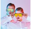 COSMICS | sluneční brýle s UV400 ochranou | zrcadlové zlaté