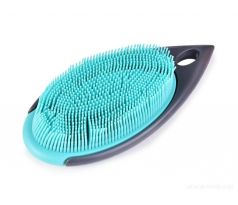 GoEco® | Oboustranný silikonový kartáč na chlupy, praní a úklid | 17 cm | mintový
