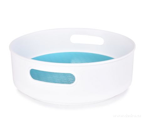 průměr 22,5 cm, tyrkysový