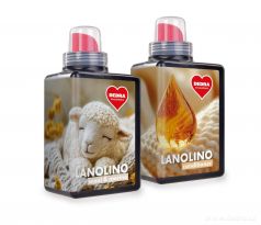 LANOLINO | sada 1+1 | prací gel + kondicionér na vlnu & jemné prádlo s lanolinem | WOOL & MERINO | 2 × 500 ml