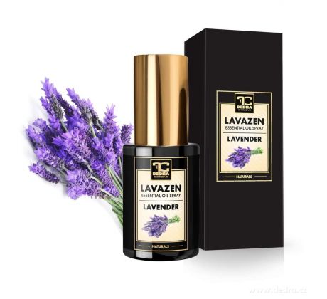 LAVAZEN | přírodní sprej s esenciálními oleji levandule & eukalyptu | „sníček“ pro klidný spánek, pohodu & relaxaci | 30 ml