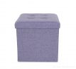 SEDACÍ BOXER | skládací taburet s úložným prostorem | vel. L | lila melange