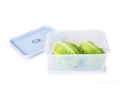 HERMETIC FRESH | dóza na potraviny s odkapávací mřížkou a silikonovým těsněním | 2 L