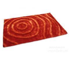 SHARON 3D koberec s dlouhým vlasem, oranžový, 200x300 cm