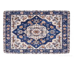 SPA | ULTRASAVÁ křemelinová předložka | rychleschnoucí & protiskluzová | 80 × 50 cm | blue ornament